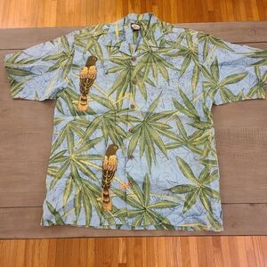 Tommy Bahama Men's Tropical Print Linen Shirt
